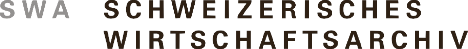 Schweizerisches Wirtschaftsarchiv Logo